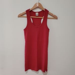 Aritzia TNA maroon red athletic tank top xs